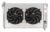 COLD-CASE Radiators 73-76 Corvette Radiator w/ Dual 12in Fan Kit CHV716AK