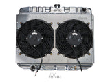 COLD-CASE Radiators 67-70 Mustang BB 24in Ra diator & 16 Fan Kit AT FOM588AK