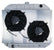 COLD-CASE Radiators 66-79 Ford Truck Bronco Aluminum Radiator And 12 Inch Fan Kit Dual Cold Case Radiators FOT575AK