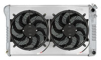 COLD-CASE Radiators 68-77 A-Body LS SWAP Aluminum Radiator And Dual 14 Inch Fans Cold Case Radiators GMA546ASK