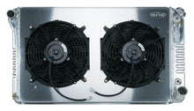 Load image into Gallery viewer, COLD-CASE Radiators 67-76 GM P/U Radiator w/Dual 14in Fan kit GMT558ASK