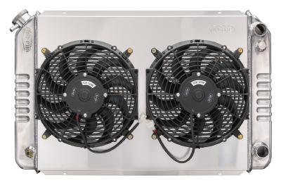 COLD-CASE Radiators 79-93 Mustang LS Swap Swap Radiator w/Fan LMM576K