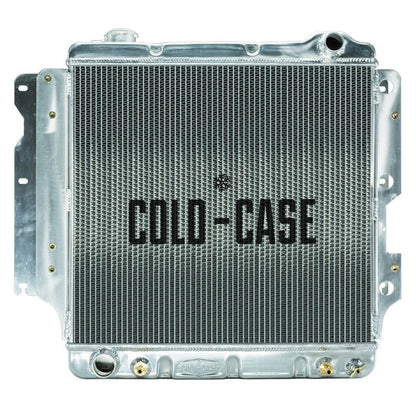 Cold Case Aluminum Radiator — 1987-2006 Jeep Wrangler YJ/TJ/LJ | Oversize 2-Row, Polished | MOJ991A