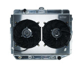 COLD-CASE Radiators 66-74 A,B,C,E Body AC Aluminum Performance Radiator And 12 Inch Dual Fan Kit AT 17x26 Inch Cold Case Radiators MOP750AK