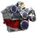 CVF Racing CF-C-LSXM-WRAPTOR LS Wraptor Mid-Mount Serpentine Kit
