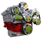 CVF Racing CF-LSXM-WRAPTOR LS Wraptor Mid-Mount Serpentine Kit