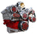 CVF Racing CF-C-LSXM-WRAPTOR LS Wraptor Mid-Mount Serpentine Kit