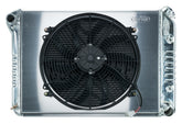 68-79 Nova BB Aluminum Performance Radiator And 16 Inch Fan Kit AT Cold Case Radiators