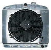 55-57 Tri-5 Chevy Aluminum Radiator And 16 Inch Fan Kit (V8 Mount) Cold Case Radiators