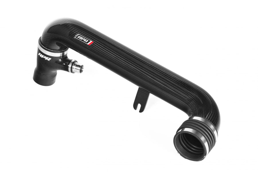 Carbon Fiber Intake System: Rear Turbo Inlet Pipe, 1.8T/2.0T EA888 PQ35 Fits Audi TT 08-09, TT Quattro 09 VW Beetle 12, CC 09-17, Eos 08-16, GTI 08-14, Jetta 08-12, Passat 08-10 APR