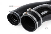 2.5 TFSI EVO Turbocharger Inlet System (Rear Carbon Tube Only) Fits Audi RS3 17-20, TT RS Quattro 18-22 APR
