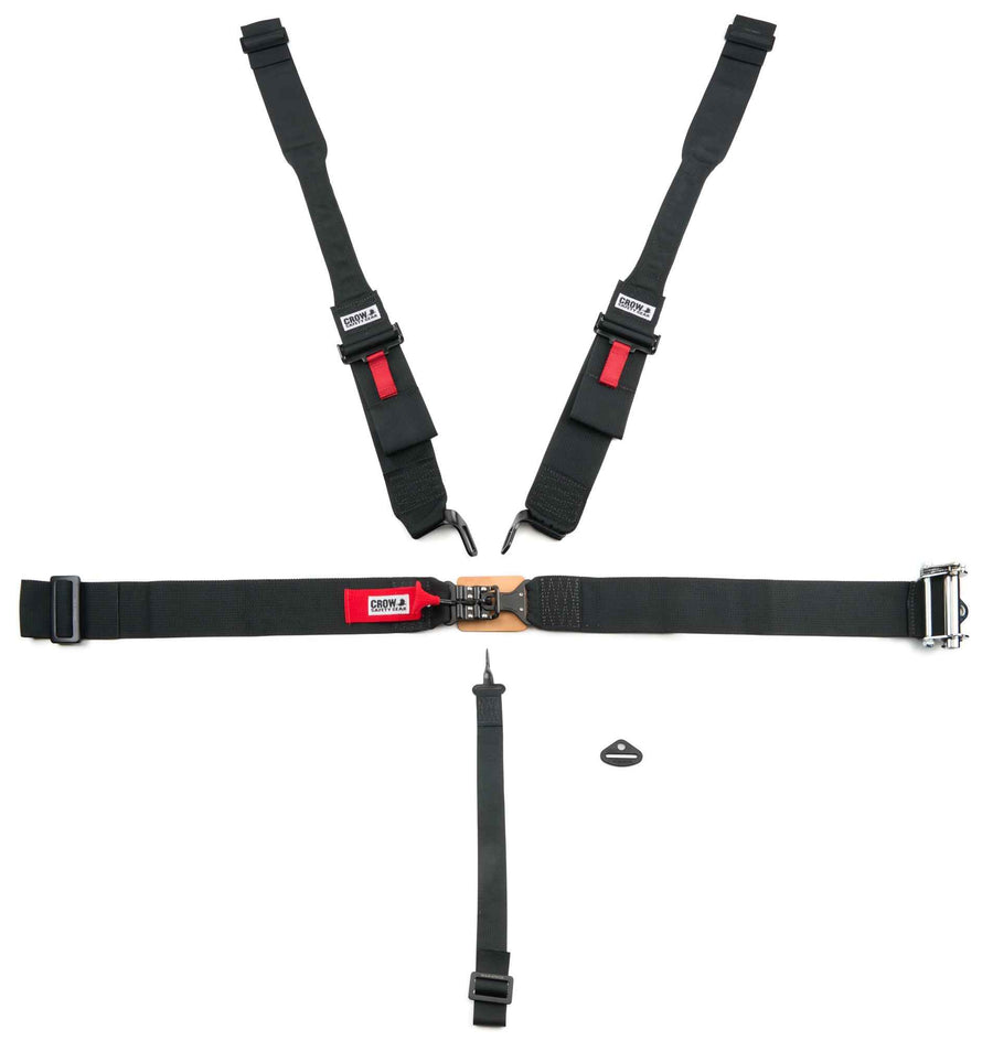 crow safety 3in Ratchet Sprint Car 5 -Way Restraint. Right si 40064B