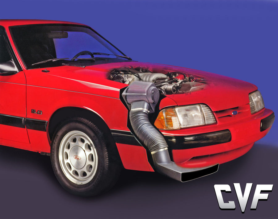 CVF Racing ram air intake kit for 1986 to 1993 Ford Mustang 5.0L, RA-8693-KIT
