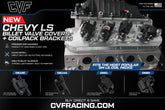 CVF Racing Billet LS Coil Brackets for CVF Billet Valve Covers