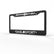 Diablo Sport License Plate Frame Durable plastic license plate frame black DiabloSport
