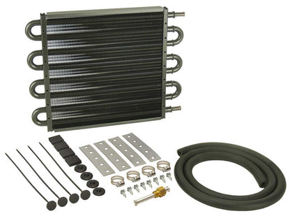 Derale 8 Pass 13" Series 7000 Copper/Aluminum Transmission Cooler Kit | 18,200 GVW | 13107