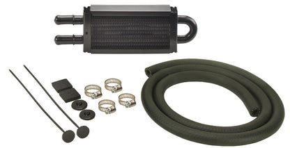 Derale 2 Pass 8" Series 7000 Copper/Aluminum Power Steering Cooler Kit | 11/32" | 13213