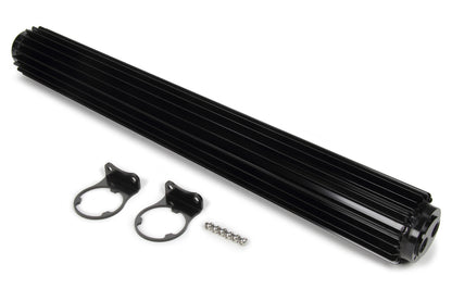 Derale 25" Dual Pass Heat Sink Fluid Cooler, Black Anodized | 3/8" NPT | 13287