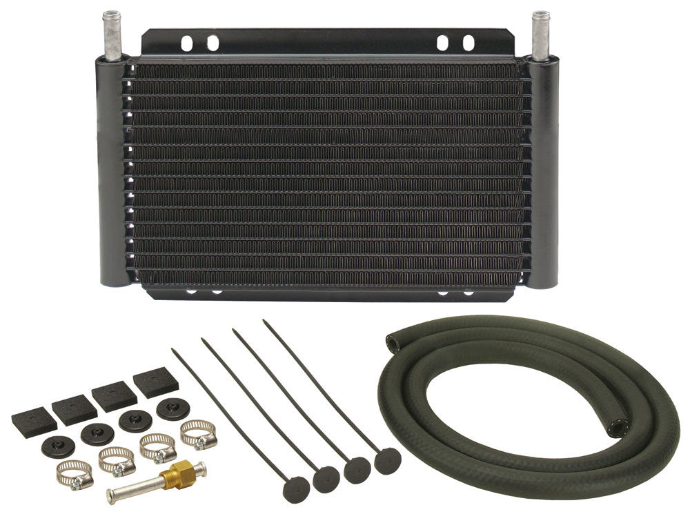 Derale 13 Row Series 8000 Plate & Fin Transmission Cooler Kit, 11/32" 13502