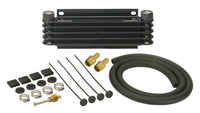Derale 5 Row Series 9000 Plate & Fin Transmission Cooler Kit, 1/2" NPT 13611