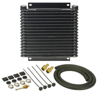 Derale 17 Row Series 9000 Plate & Fin Transmission Cooler Kit, 1/2" NPT 13614