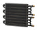 Derale 8 & 8 Pass Dual Circuit Electra-Cool Replacement Cooler, -8AN 15301