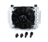 Derale 13 Row Atomic-Cool Remote Plate & Fin Replacement Oil Cooler, -8AN 15850