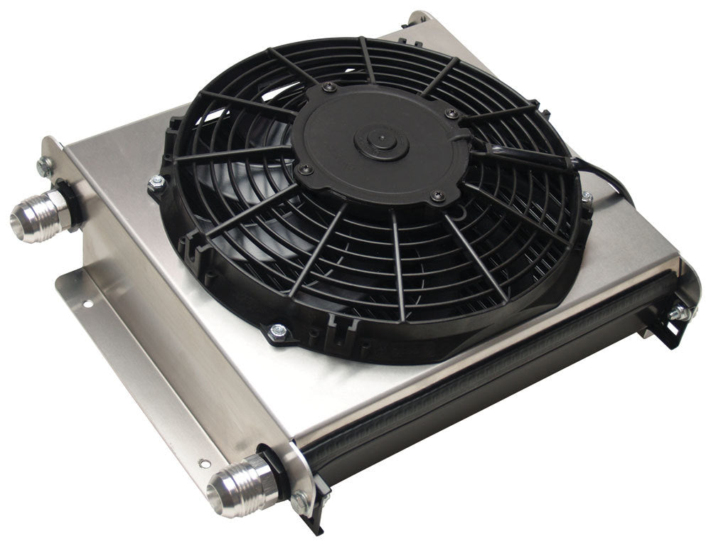 Derale 40 Row Hyper-Cool Extreme Remote Fluid Cooler, -12AN 15876