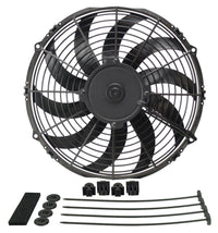 Derale 12" High Output Curved Blade Electric Puller Fan 16112
