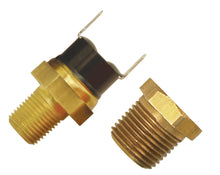 Load image into Gallery viewer, Derale 190°F Fan Switch Thermostat Kit, 1/8&quot; &amp; 3/8&quot; NPT 16731