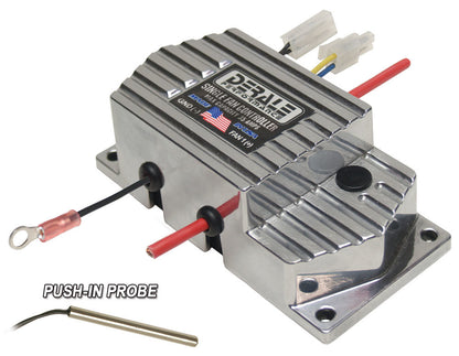 Derale High-Amperage Adjustable Single Electric Fan Controller | Push-In Probe | 16778