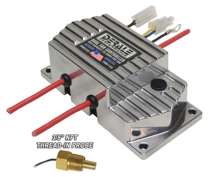 Derale High-Amperage Adjustable Dual Electric Fan Controller | 3/8" NPT Probe | 16789