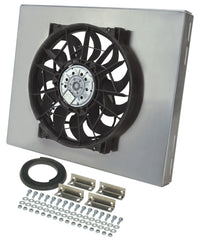 Derale Powerpack - High Output Single 14" Electric RAD Fan/Aluminum Shroud Kit 16820