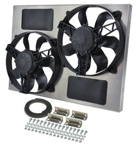 Derale Powerpack - High Output Dual 11" Electric RAD Fan/Aluminum Shroud Kit 16833