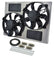 Derale Powerpack - High Output Dual 11" Electric RAD Fan/Aluminum Shroud Kit 16833