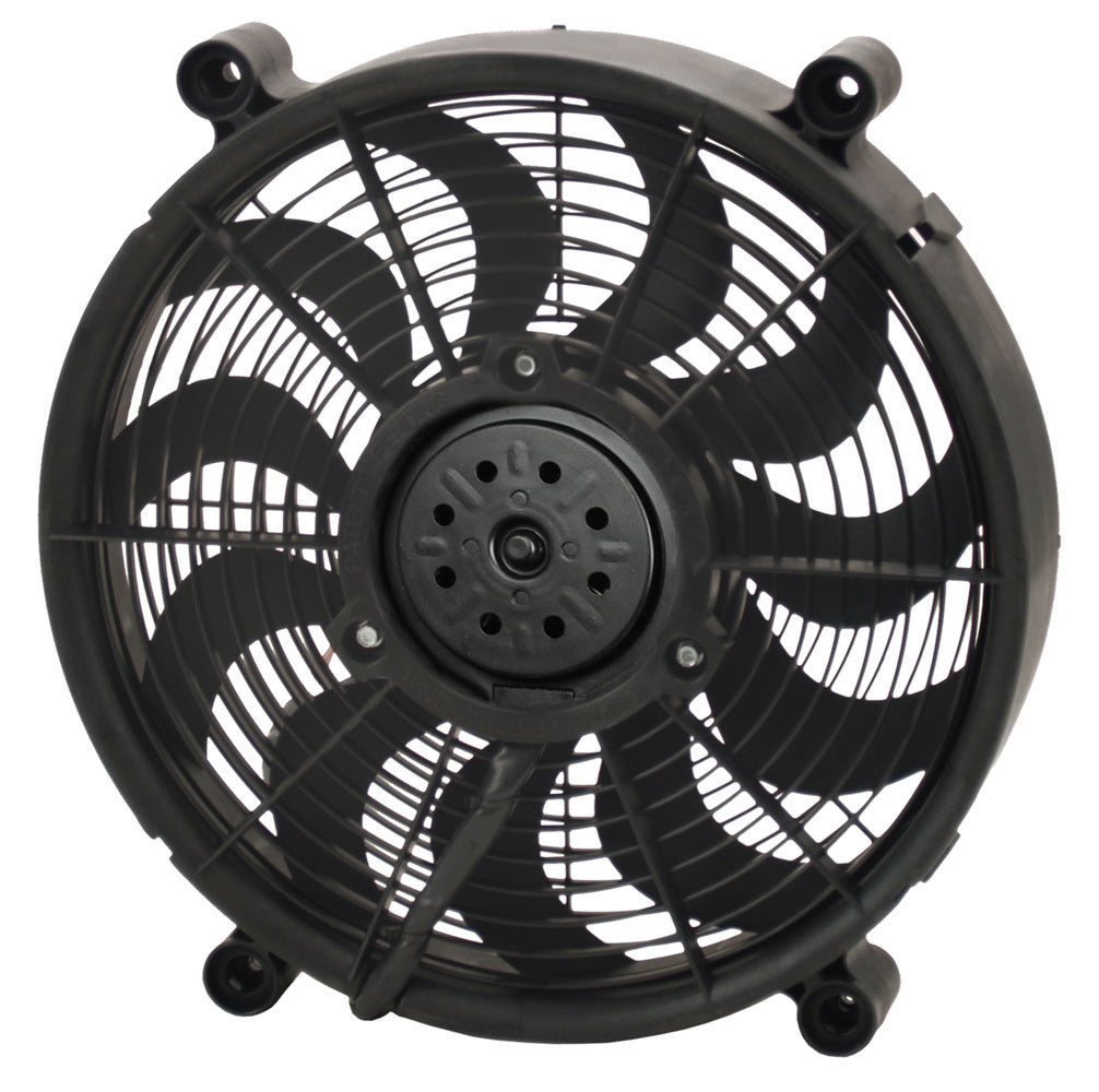 Derale 14" High Output Single RAD Pusher/Puller Fan with Standard Mount Kit 16913