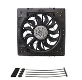 Derale 12" High Output Single RAD Puller Fan with Molded Shroud 16926