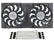 Derale High Output Dual 12" Electric RAD Fan/Plastic Shroud Kit 16928