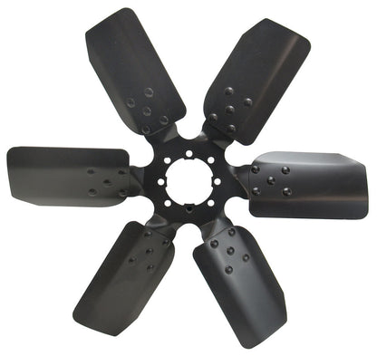 Derale 19" Standard Rotation Clutch Fan, Black Steel | 27° Pitch | Std Rotation | 17119
