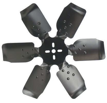 Derale 17" Standard Rotation Rigid Race Fan, Steel Blade | 17317