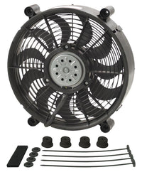 Derale 12" High Output Single RAD Pusher/Puller Fan with Standard Mount Kit 18212