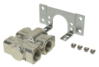 Derale Fluid Control Thermostat with Mounting Bracket | 180°F, 1/2" NPT | 25792