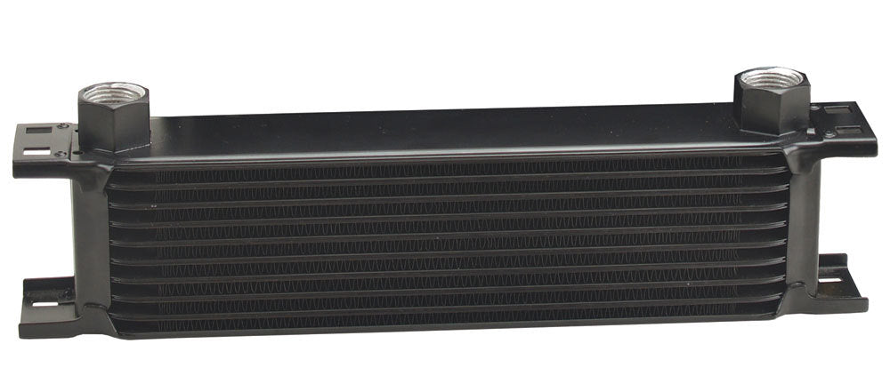 Derale 10 Row Series 10000 Stack Plate Cooler, -10AN O-ring Female 51078