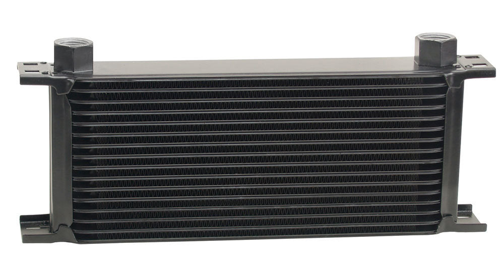 Derale 16 Row Series 10000 Stack Plate Oil Fluid Cooler, -10AN O-ring Female 51678