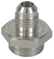Derale Aluminum Cooler/Adapter Fitting -6AN x -10AN O-ring, Bright Anodized 59006