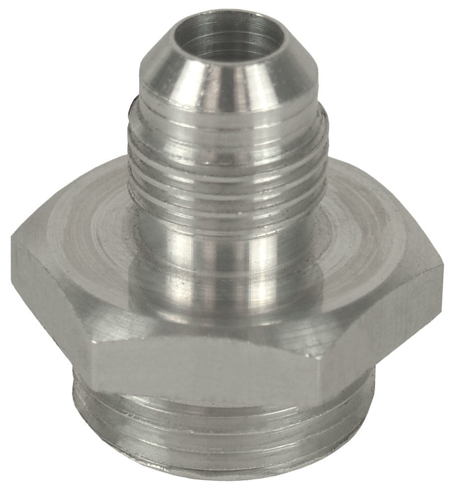 Derale Aluminum Cooler/Adapter Fitting -6AN x -10AN O-ring, Bright Anodized 59006
