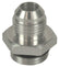 Derale Aluminum Cooler/Adapter Fitting -8AN x 5/8"-18 O-ring, Bright Anodized 59108
