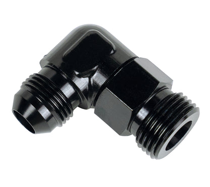 Derale Aluminum 90° Swivel Fitting | 7/8-14 UNF x -8AN Male | 59508