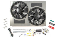 Derale Powerpack - High Output Dual 12" RAD Fan/Aluminum Shroud w/ PWM Controller 66842