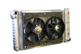 Dewitts Radiator Radiator w/Fans Chevelle 68-72 Auto Trans Raw 32-4139003A